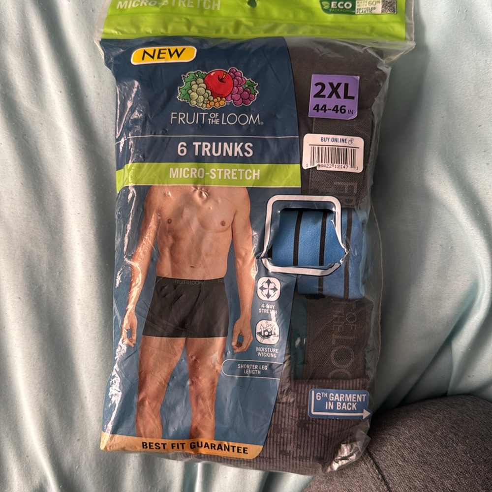 Brand new micro stretch six trunk boxer size 2 XL - Picture 8 of 8